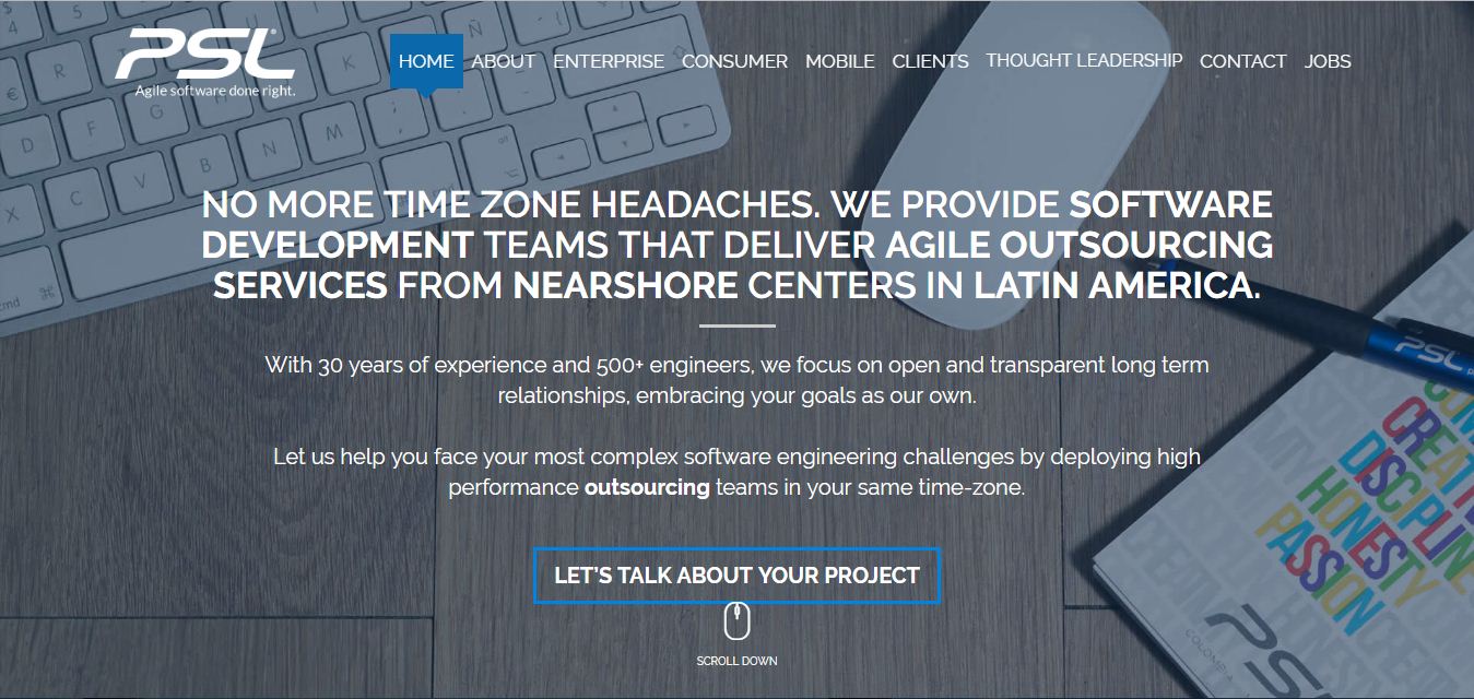 PSL es seleccionada por Clutch.co como una de las 15 empresas líderes en servicios de desarrollo de software a nivel global.