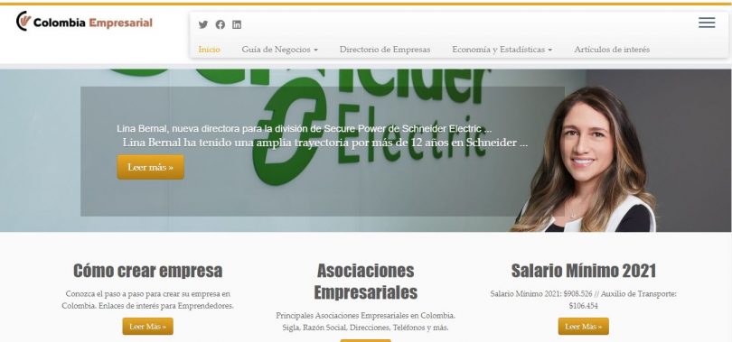 El portal de directorio de empresas en Colombia y negocios, Colombia Empresarial se une a la red de AndeanWire