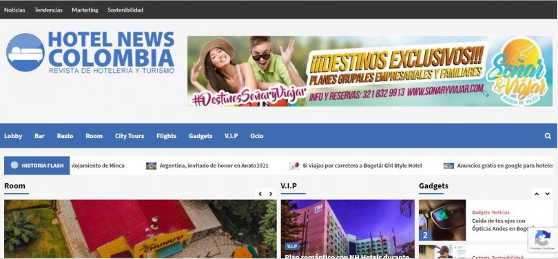 Hotel News Colombia anuncia la consolidación de su alianza con AndeanWire para el 2021